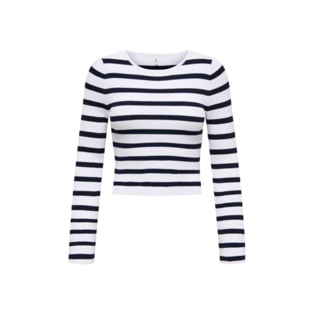 Only Blue Viscose Women's Sweatshirt